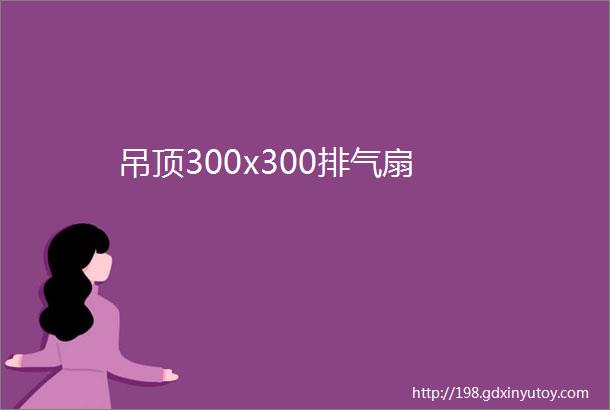 吊顶300x300排气扇